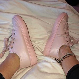 Pale pink shoes